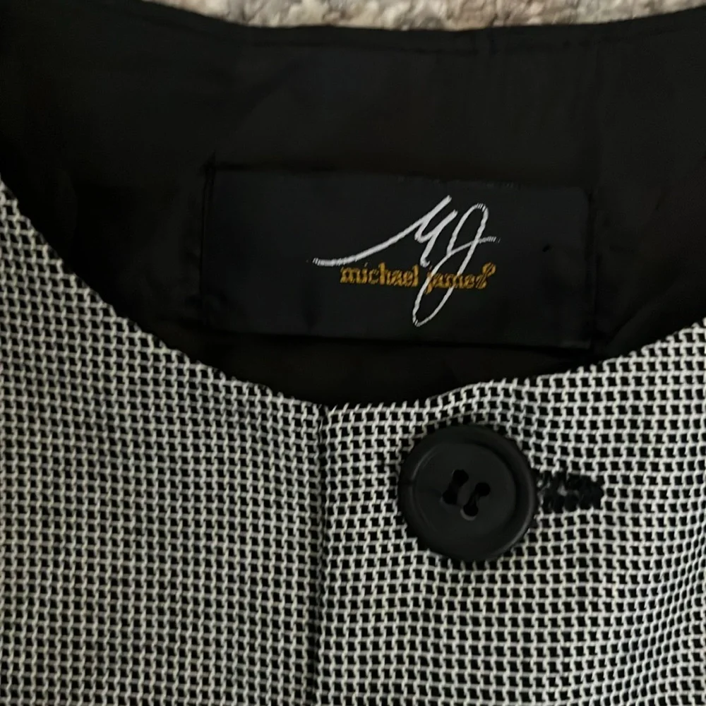 Gray Button-Up Shirt/ Vest - Picture 8 of 8